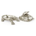 White Stainless Steel Turtle Container