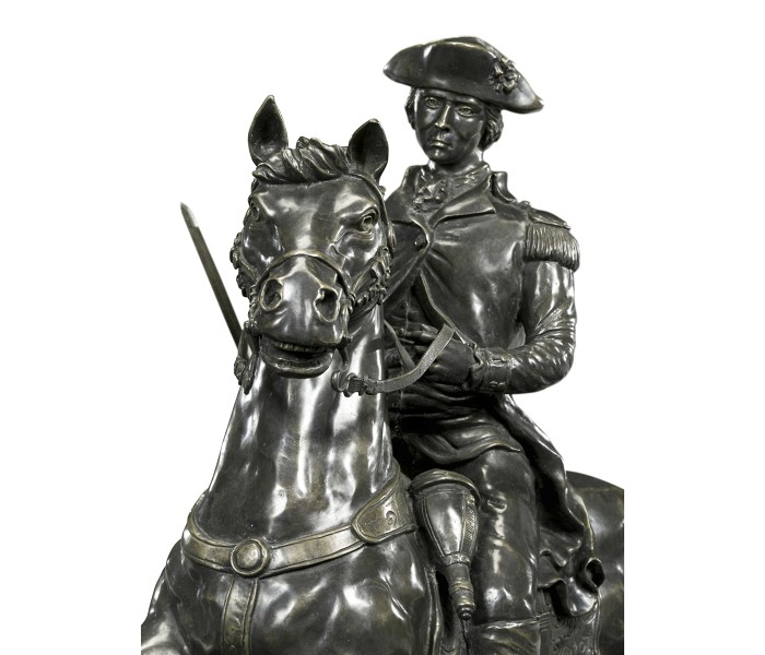 Dark Antique Bronze George Washington Statue