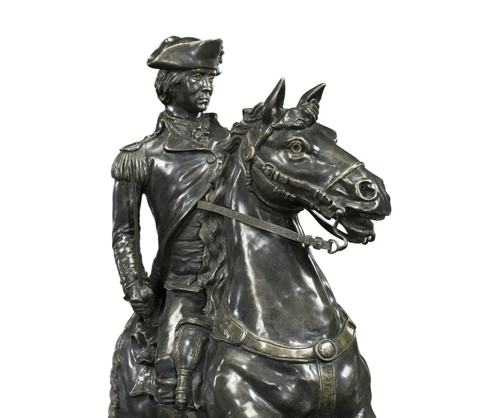 Dark Antique Bronze George Washington Statue