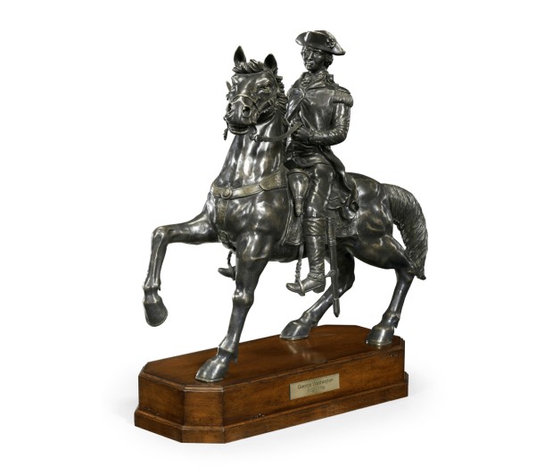 Dark Antique Bronze George Washington Statue