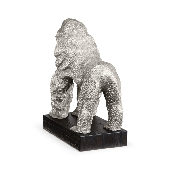 Antique Stainless Steel King Kong Statue