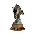 Antique Dark Bronze Stallion Horse Head