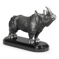 Antique Stainless Steel Rhino
