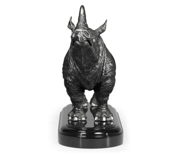 Antique Stainless Steel Rhino