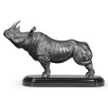Antique Stainless Steel Rhino