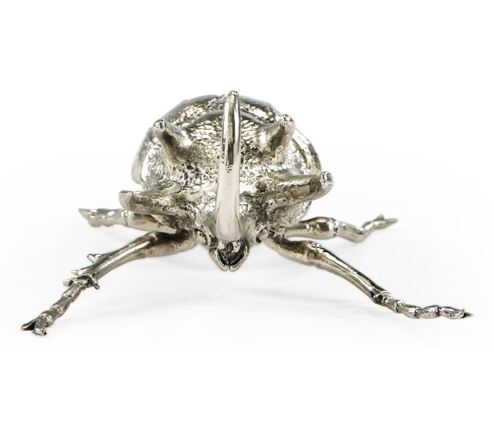 White Brass Five-Horned Rhinoceros Beetle