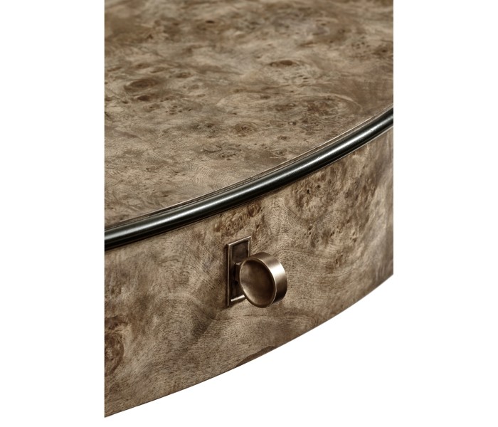 Hamilton Oval Bedside Table