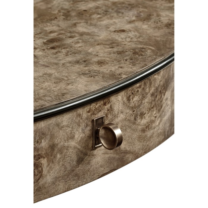 Hamilton Oval Bedside Table
