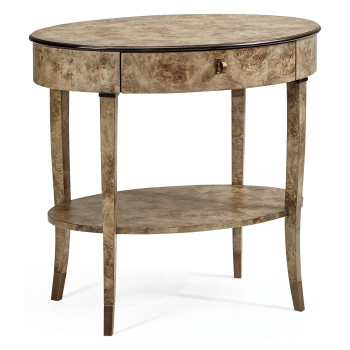 Hamilton Oval Bedside Table