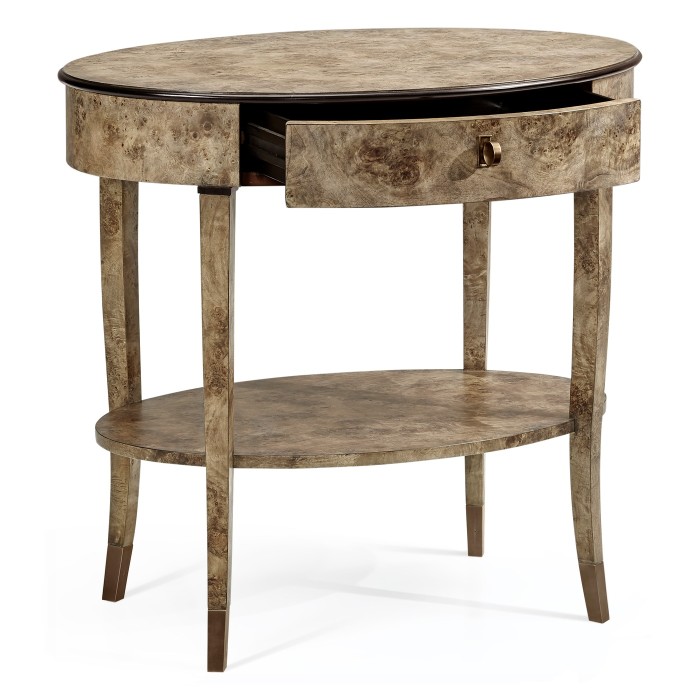 Hamilton Oval Bedside Table