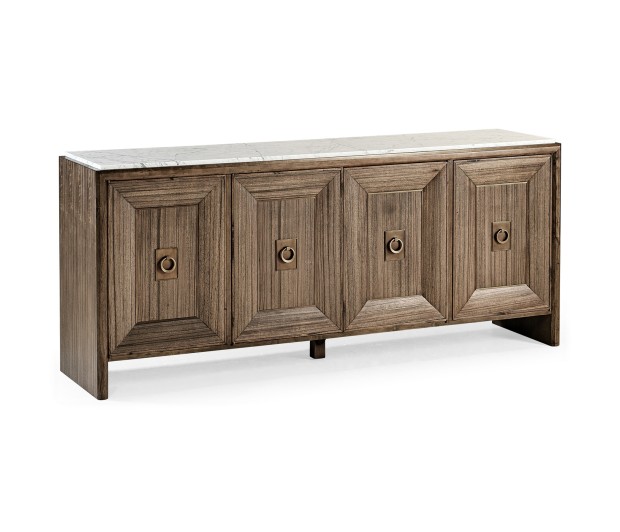 Hamilton White Marble Credenza