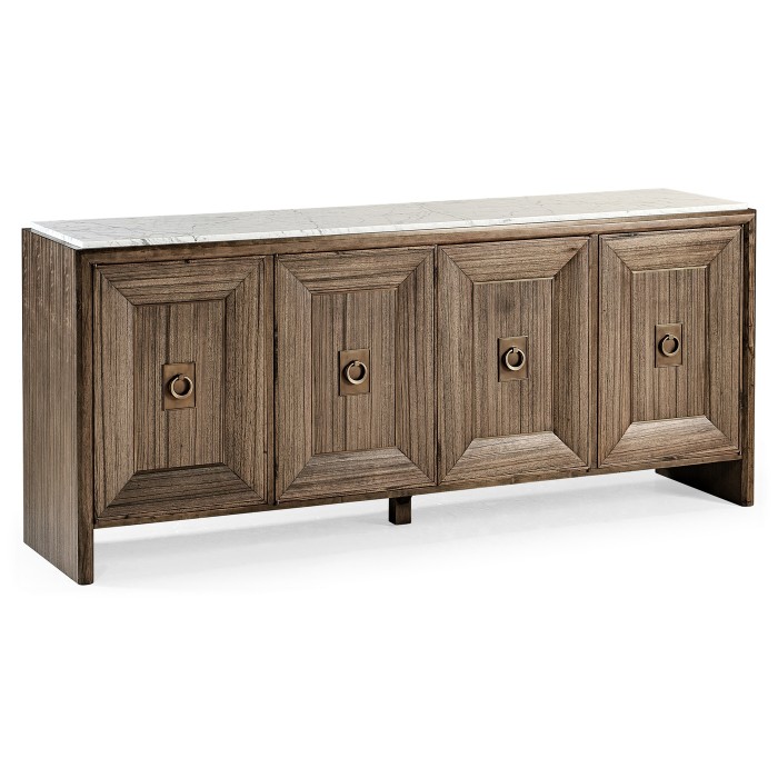 Hamilton White Marble Credenza
