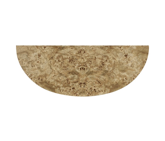 Reimagined Fulgurite Mappa Burl Demilune