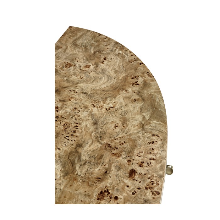 Reimagined Fulgurite Mappa Burl Demilune
