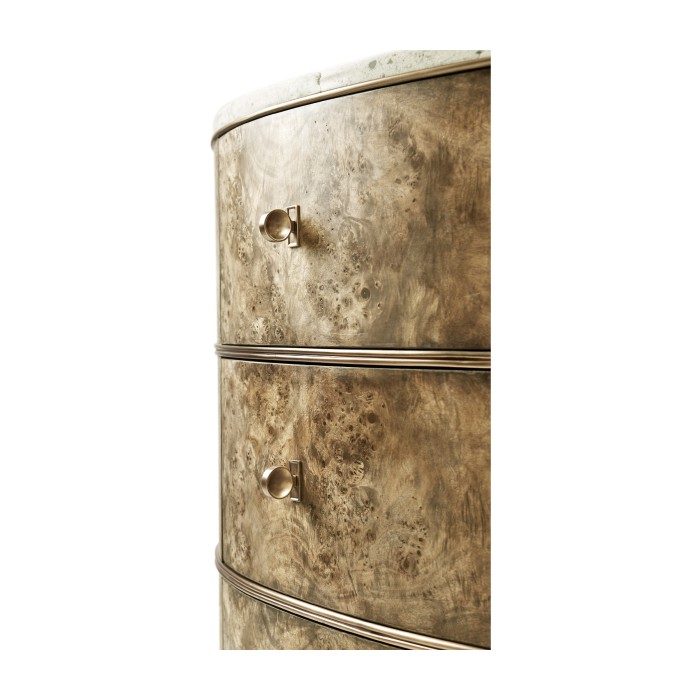 Reimagined Fulgurite Mappa Burl Demilune