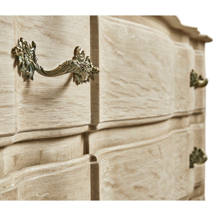 Ephemeris French Drawer Chest - Stripped Oak