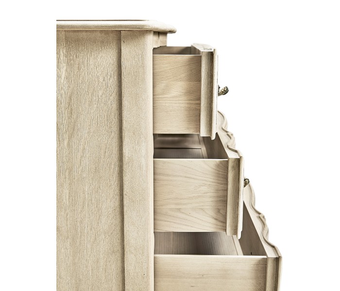 Ephemeris French Drawer Chest - Stripped Oak