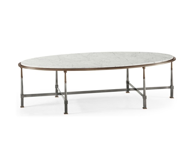Hamilton Oval Cocktail Table