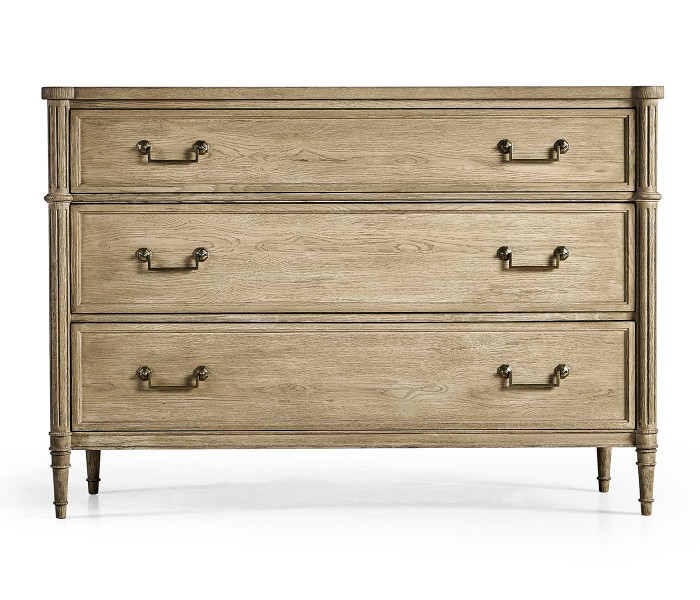 Kalpa Louis XVI Drawer Chest - Bleached Chestnut