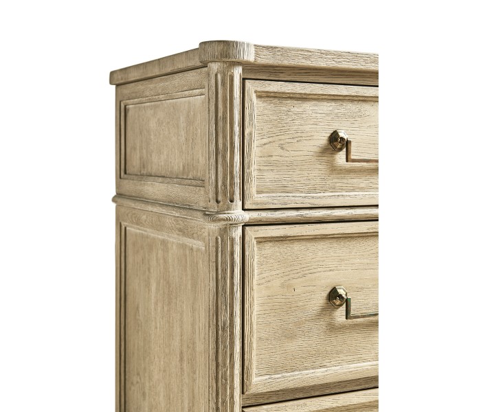Kalpa Louis XVI Drawer Chest - Bleached Chestnut