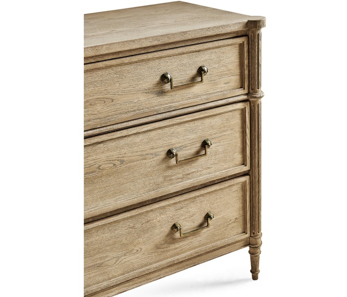 Kalpa Louis XVI Drawer Chest - Bleached Chestnut