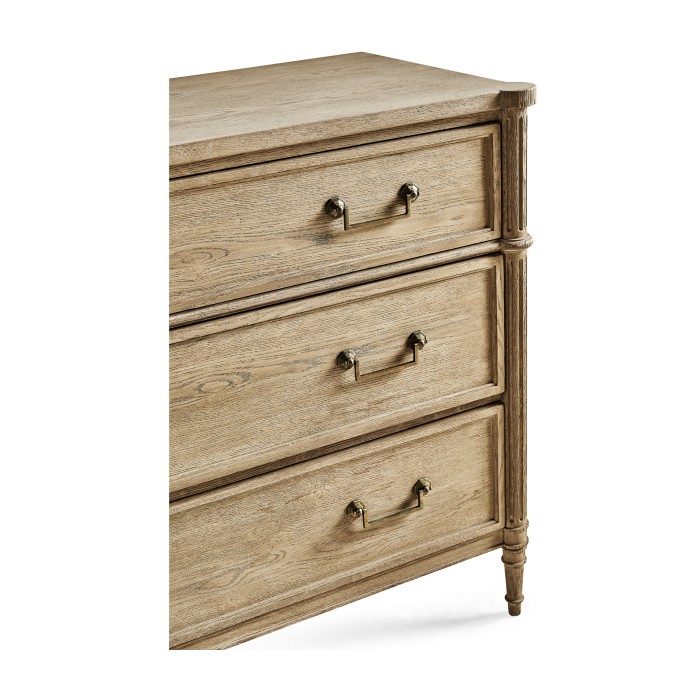 Kalpa Louis XVI Drawer Chest - Bleached Chestnut
