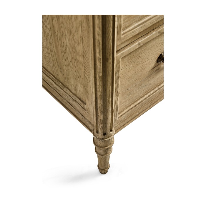 Kalpa Louis XVI Drawer Chest - Stripped Chestnut
