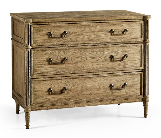 Kalpa Louis XVI Drawer Chest - Stripped Chestnut