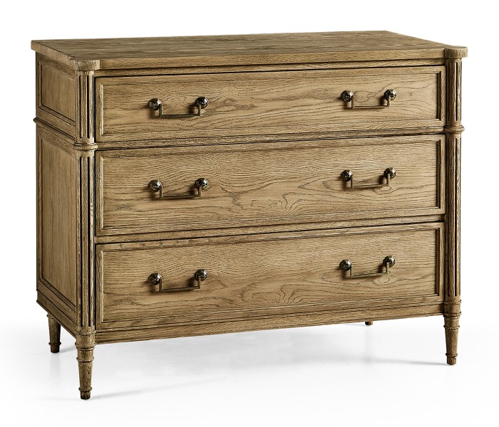 Kalpa Louis XVI Drawer Chest - Stripped Chestnut