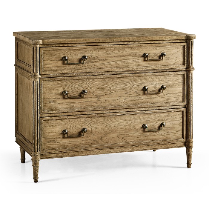 Kalpa Louis XVI Drawer Chest - Stripped Chestnut