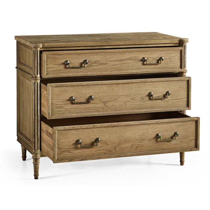 Kalpa Louis XVI Drawer Chest - Stripped Chestnut