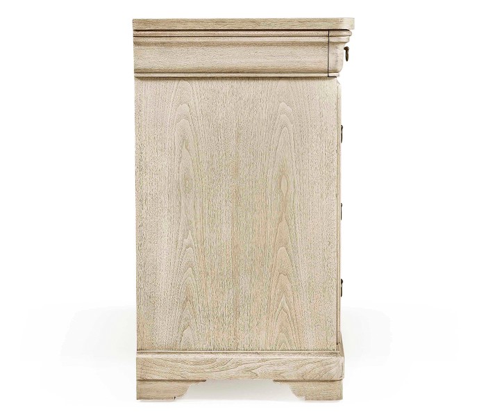 Entropy Louis Phillipe Drawer Chest - Bleached Walnut