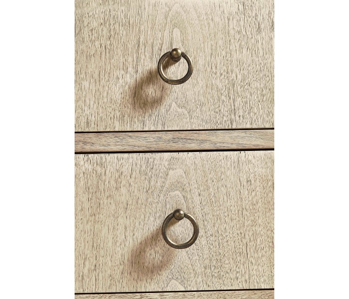 Entropy Louis Phillipe Drawer Chest - Bleached Walnut