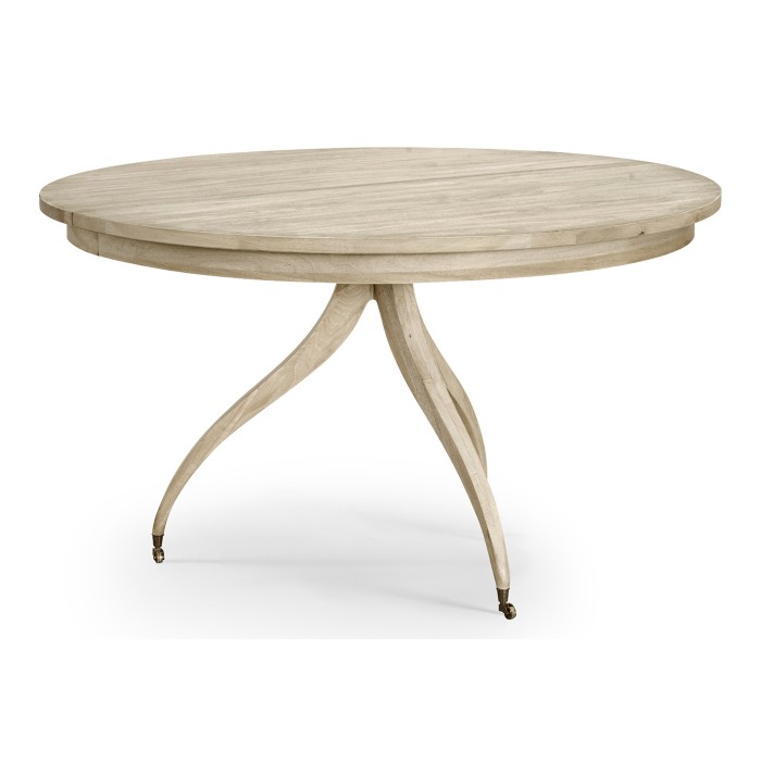 Solar Spider Leg Dining Table &ndash; Bleached Walnut
