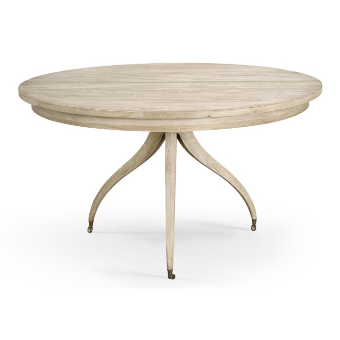 Solar Spider Leg Dining Table &ndash; Bleached Walnut