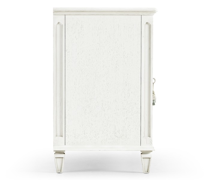 White Crepuscular Credenza