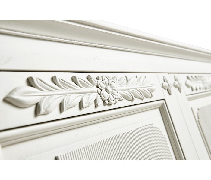 White Crepuscular Credenza