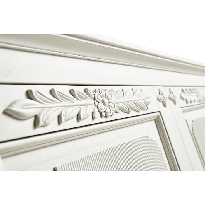 White Crepuscular Credenza