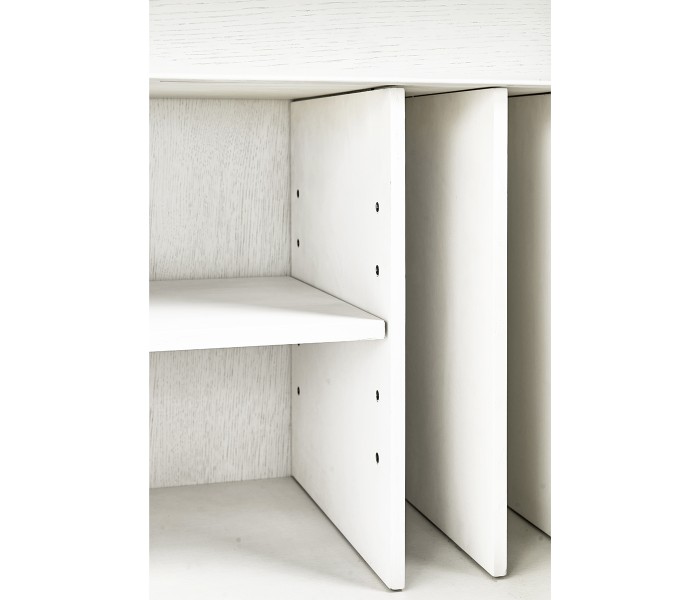 White Crepuscular Credenza