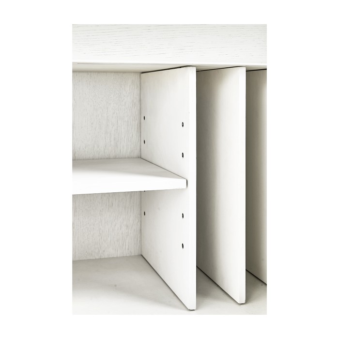 White Crepuscular Credenza