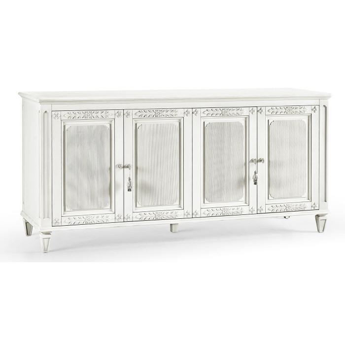 White Crepuscular Credenza