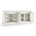 White Crepuscular Credenza