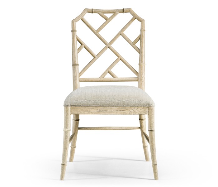 Saros Chippendale Bamboo Side Chair