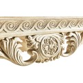 Incus Carved Console W/ Wood Top