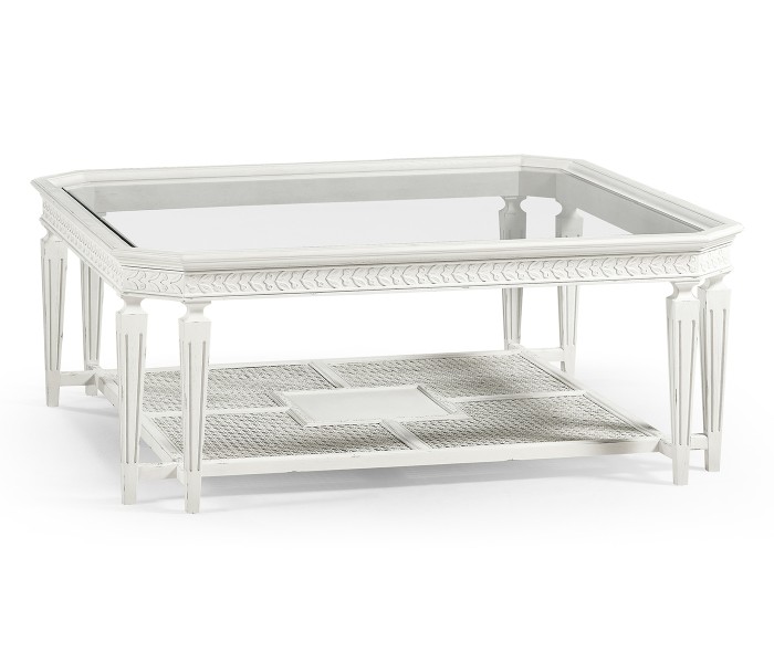 Graupel Square Cocktail Table W/ Clipped Corners