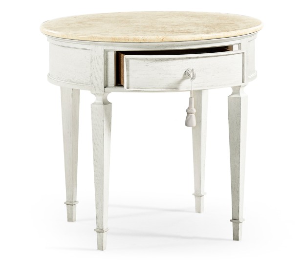 Anvil Round End Table