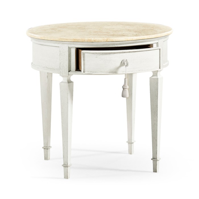 Anvil Round End Table