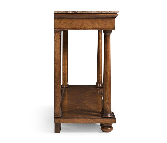 Hattie Mirrored Console Table