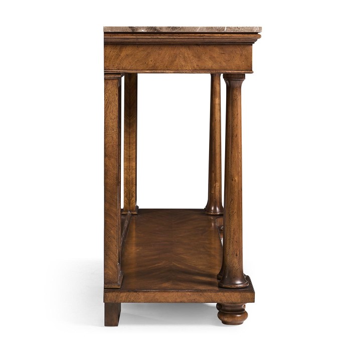 Hattie Mirrored Console Table