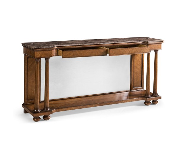 Hattie Mirrored Console Table